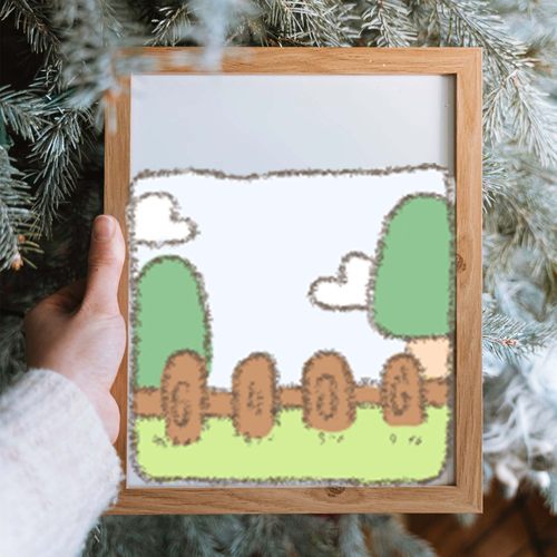 蜡笔风狗狗甜品UV转印贴动漫电动牙刷防水晶标签手机壳头装饰贴纸 - 图3