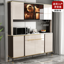 Rock Plate Dining Side Cabinet Modern Minima Light Lavish Wine Cabinet Living-room Home High Cabinet Integrated By Wall Kitchen Cupboard Locker