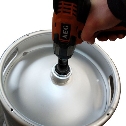 精酿啤酒美标桶开桶器A型D型S型酒矛1/2英寸接电钻开桶器 KegLand - 图3
