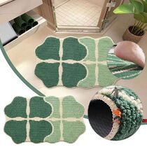 New Floor Mat Carpet FOUR-Leaf Clover Style Bathroom Carpet