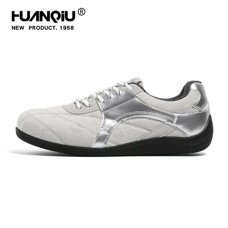 环球银色德训鞋男款春季2026新款潮流百搭休闲板鞋小众复古鞋子男,淘宝优惠券,粉丝福利购,淘宝优惠卷