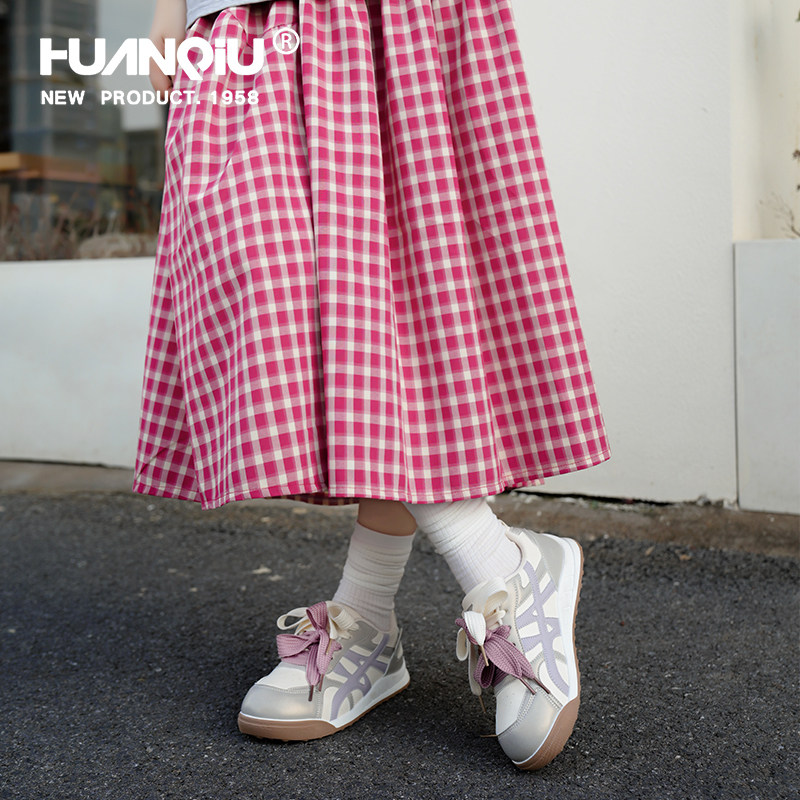 环球厚底德训鞋女款2026新款春季丑萌圆头泡芙鞋子休闲运动小白鞋,淘宝优惠券,粉丝福利购,淘宝优惠卷