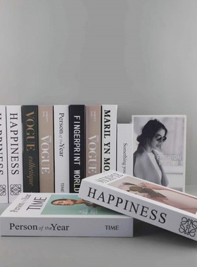 简约仿真书假书装饰书本艺术摆件