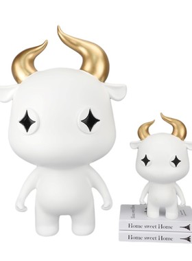 北欧简约艺术卡通树脂样板房