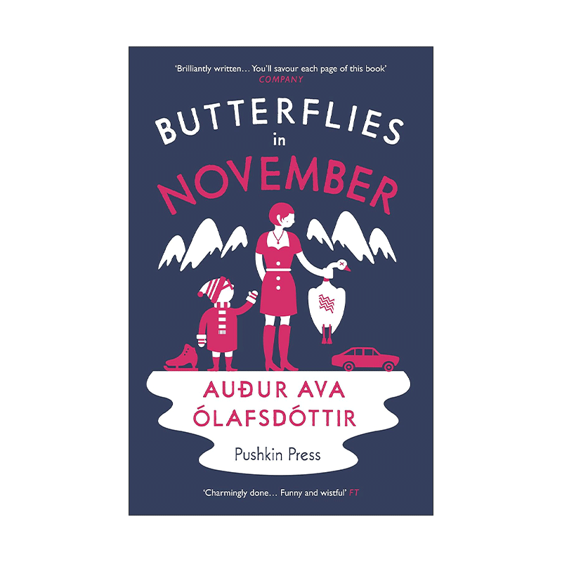 英文原版 Butterflies in November 十一月的蝴蝶 冰岛畅销小说家奥杜·阿娃·奥拉夫斯多蒂 英文版 进口英语原版书籍