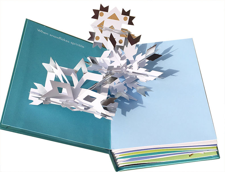 白色的冬天 精装立体书 英文原版绘本 Winter in White a pop up book 儿童英语学习玩具游戏书 英文版进口原版书籍 Robert Sabuda - 图0