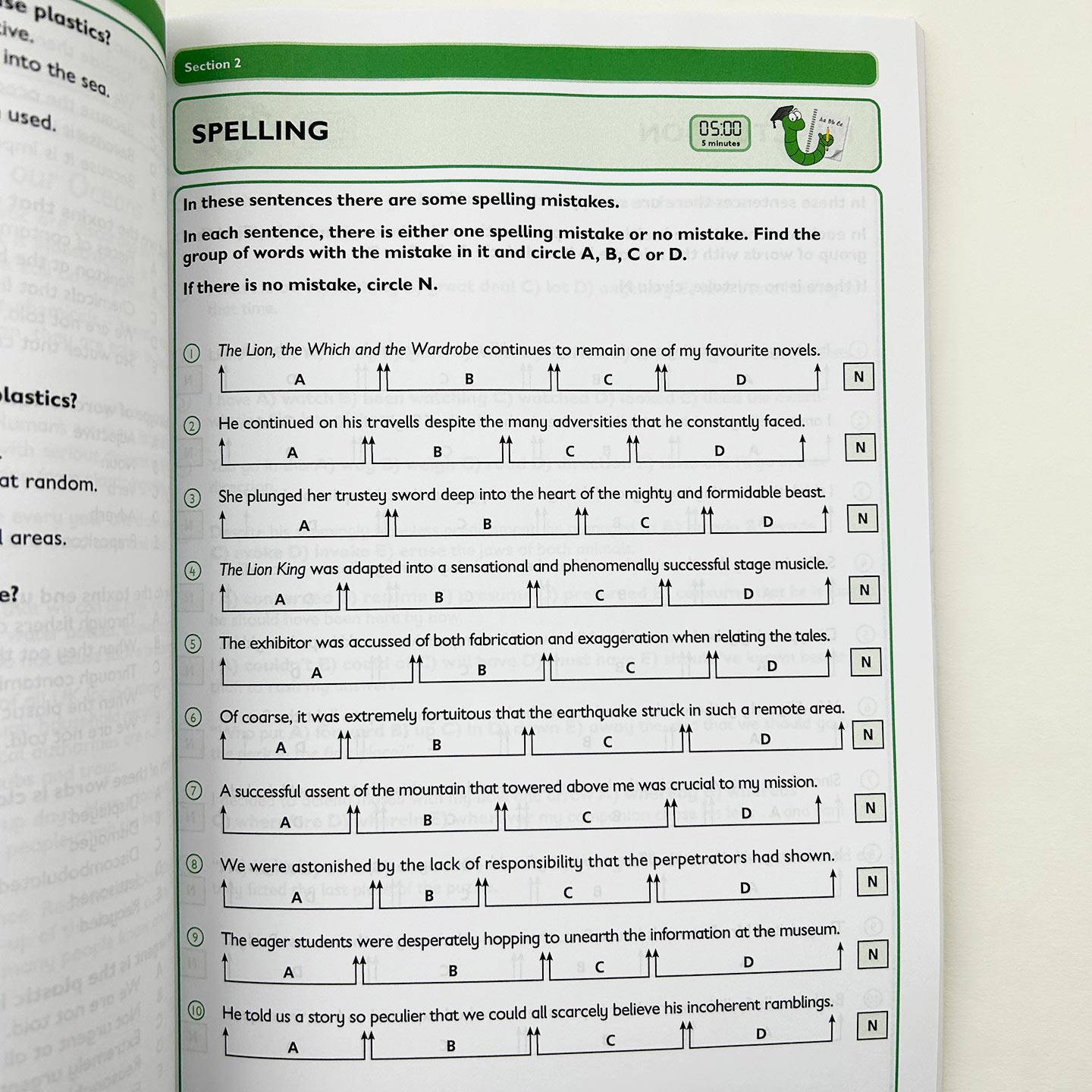 英文原版 Collins11+ Comprehension and Spelling Punctuation Grammar Support 阅读理解拼写标点符号和语法练习册 进口英语书
