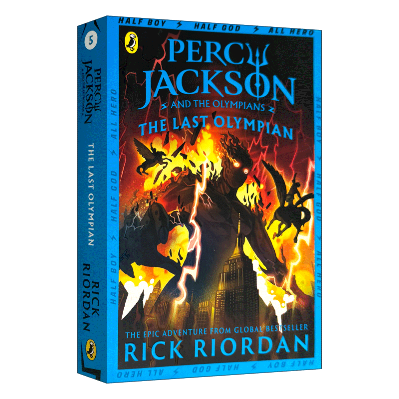 英文原版小说 Percy Jackson and the Last Olympian Book 5 波西·杰克逊与最终之神 英文版 进口英语原版书籍 - 图1