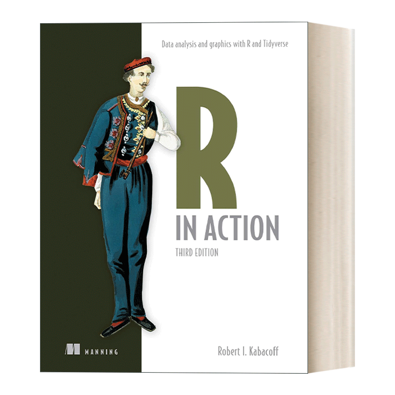 英文原版 R in Action Third Edition R语言实战 R语言数据分析与图表制作 第3版 英文版 进口英语原版书籍