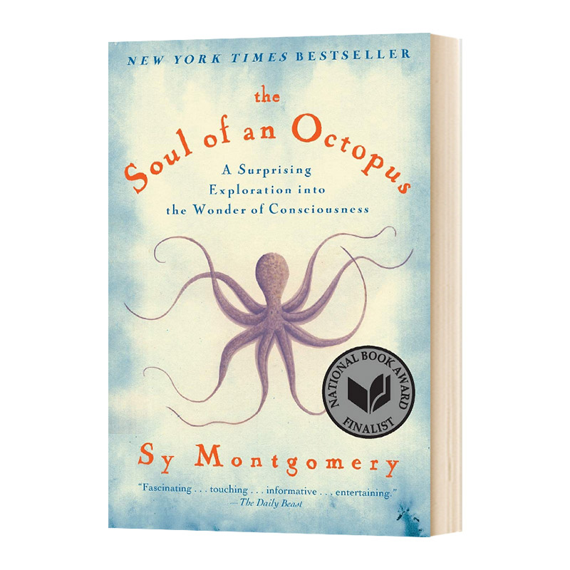 英文原版 The Soul of an Octopus 章鱼星人 美国知名博物学家Sy Montgomery 美国国家图书奖入围作品  英文版进口英语书籍 - 图0