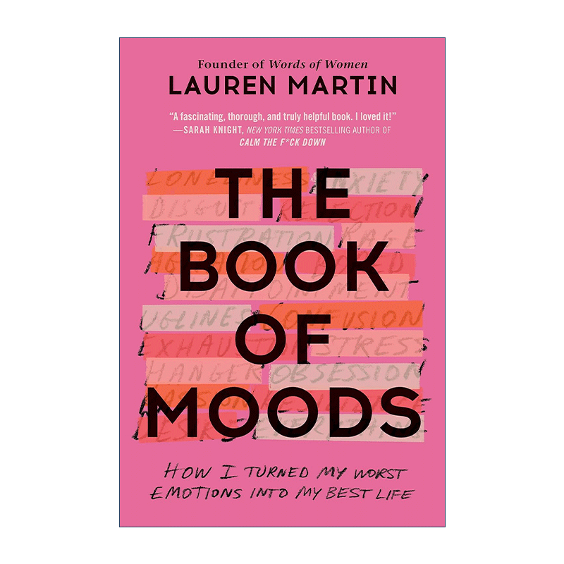 英文原版 The Book of Moods 心情之书 我如何把坏情绪变成愉快的生活 英文版 进口英语原版书籍