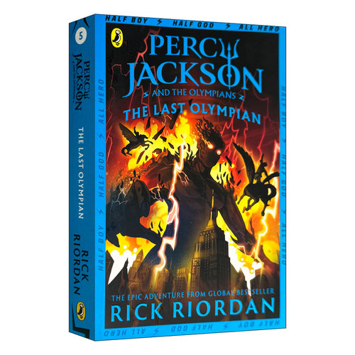 英文原版小说 Percy Jackson and the Last Olympian Book 5 波西·杰克逊与最终之神 英文版 进口英语原版书籍 - 图0