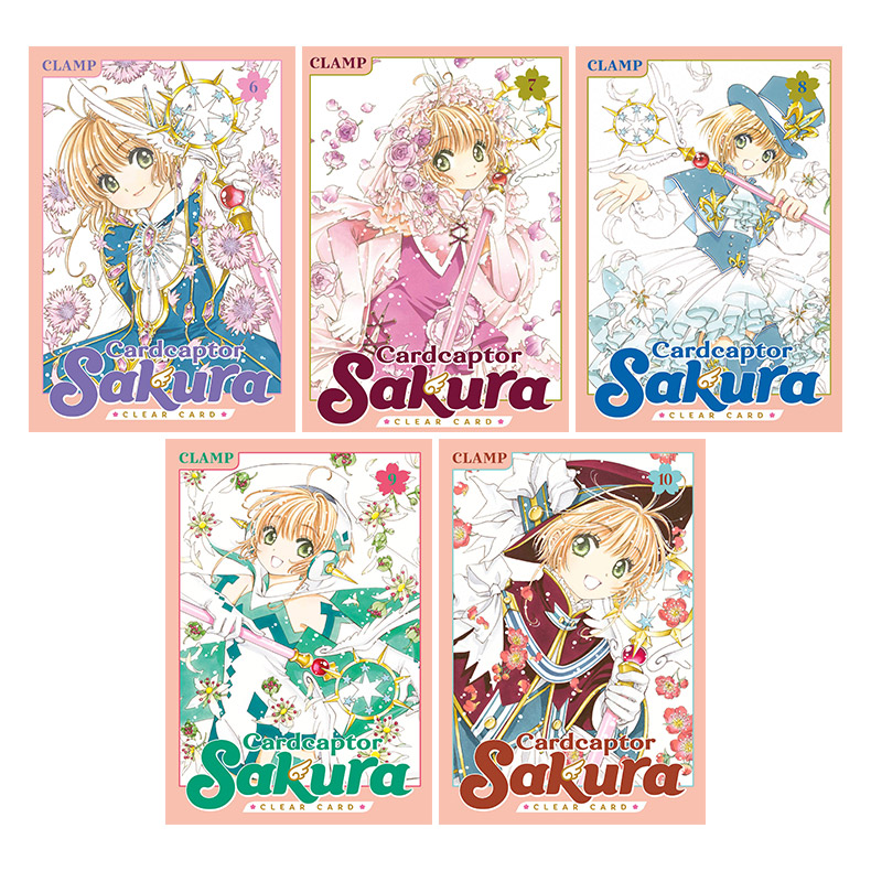 英文原版 Cardcaptor Sakura Clear Card 魔卡少女樱 透明卡牌篇6-10册 漫画故事小说书 英文版 进口英语原版书籍 - 图0