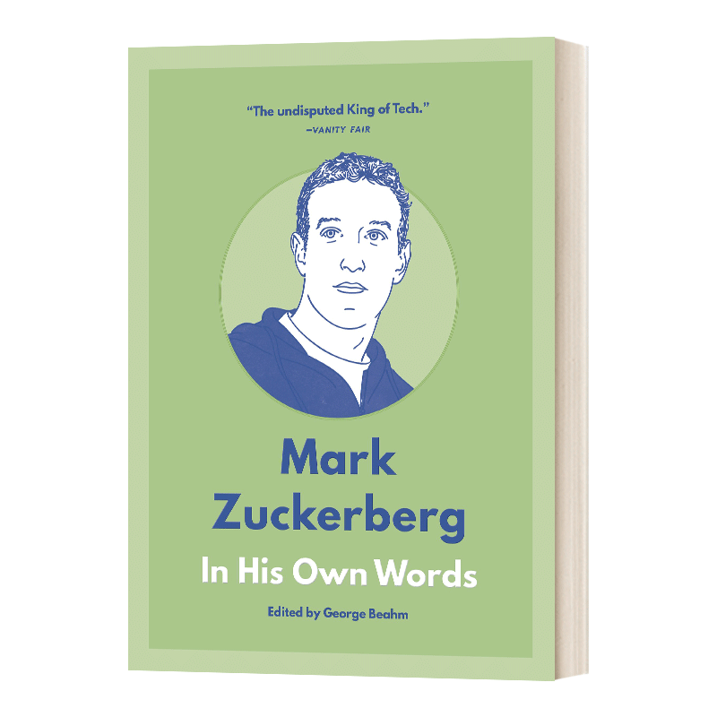 英文原版 Mark Zuckerberg In His Own Words 马克·扎克伯格 用他自己的话来说 商业理论 英文版 进口英语原版书籍