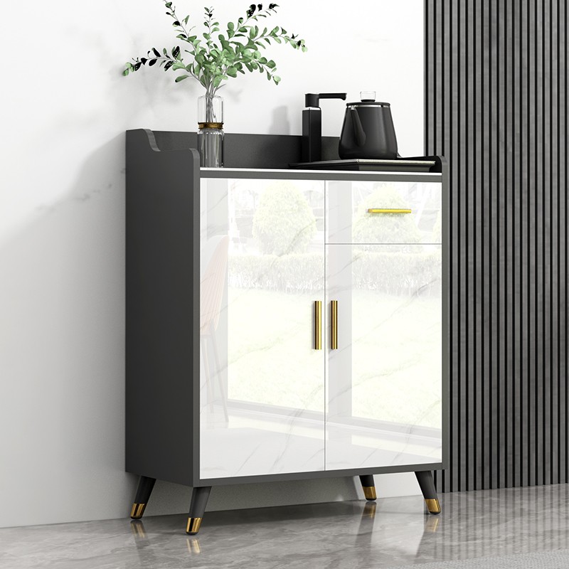 餐边柜现代简约多功能客厅置物架 叶氏木语餐边柜