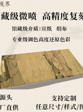 唐阎立本孔子弟子像图古代人物工