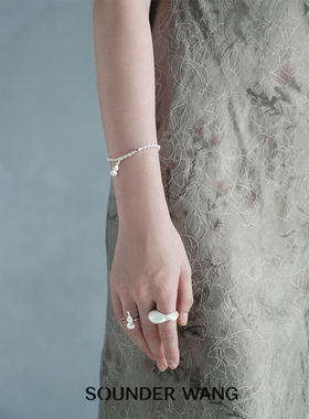 SOUNDERWANG女银红玛瑙手链