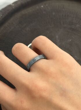 s925玫瑰花戒指女轻奢小众设计感高级食指戒2026情侣戒男女款对戒