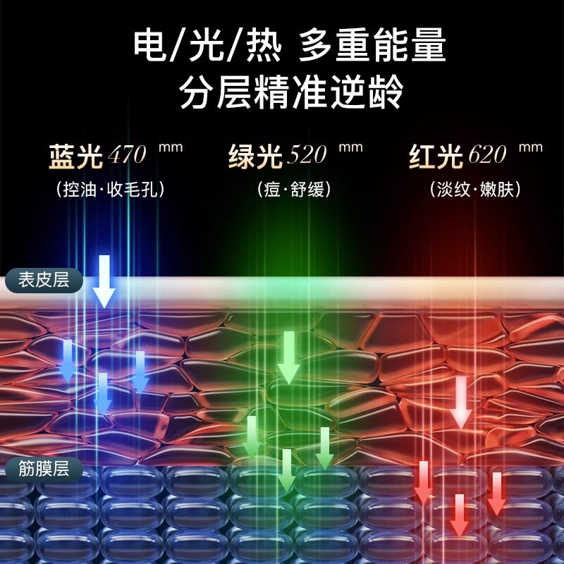 淡化法令纹颈纹家用面部脸部按摩仪 憩生活个人护理电子美容仪