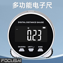 Electronic digital display roller rangefinder straight curve irregular face cylindrical diameter measuring ruler Mini small portable