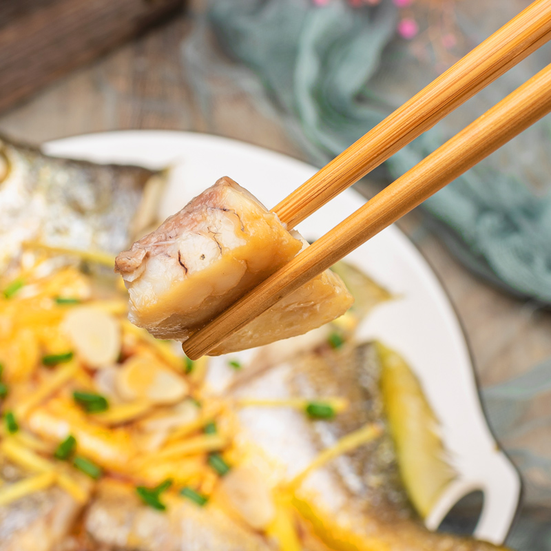 黄鱼鲞1条1盘调味黄花鱼深海大黄鱼海鲜冷冻大黄瓜鱼宴席菜酒店用 - 图2