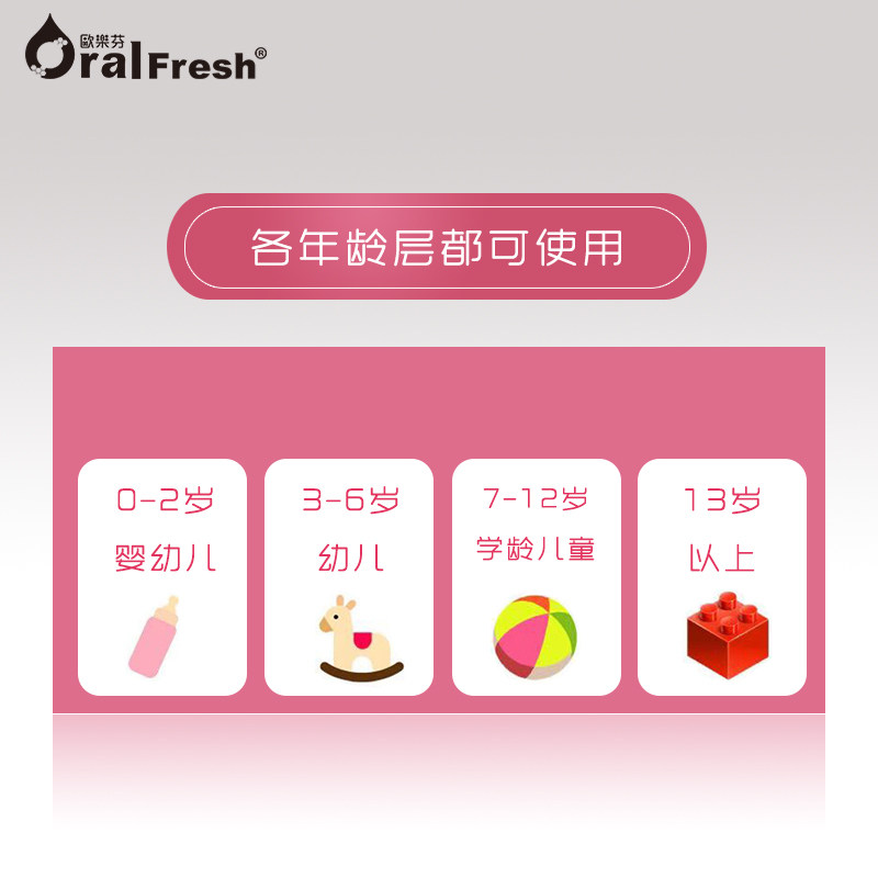 欧乐芬喷雾护齿除口臭婴幼儿喷剂 oralfresh欧乐芬口腔清新剂