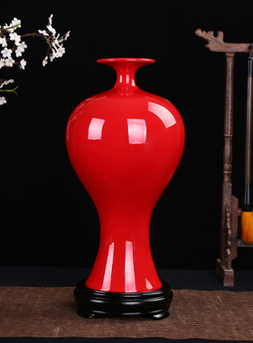 美人瓶玄关电视柜送礼盒德化陶瓷