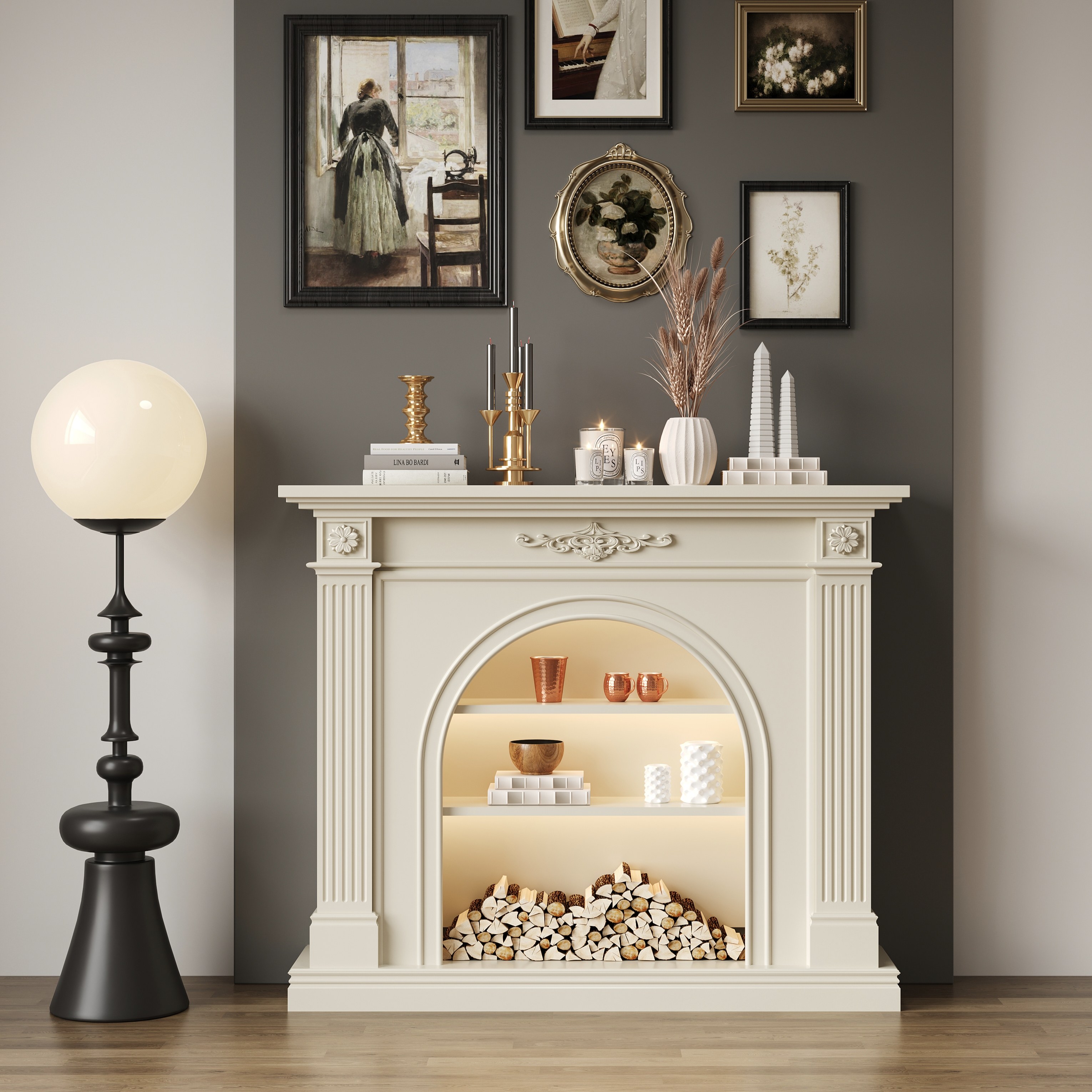 法式实木壁炉装饰柜欧式玄关壁炉柜美式客厅仿真火壁炉电视柜定制,淘宝优惠券,粉丝福利购,淘宝优惠卷