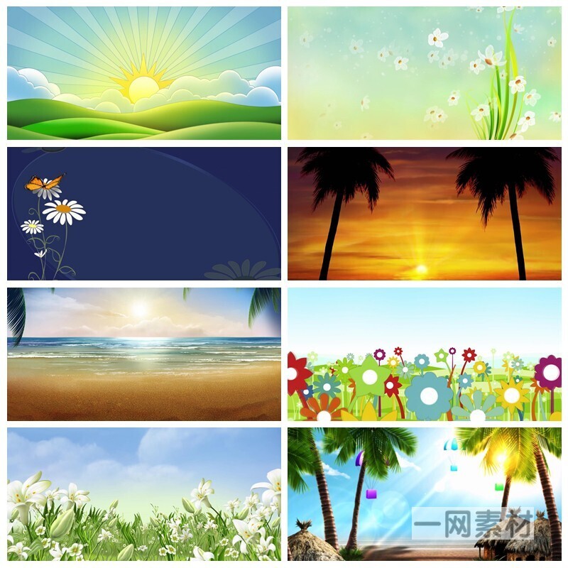 春夏秋冬视频素材四季天气变化梦幻植物季节交替4K动态画背景合集 - 图1