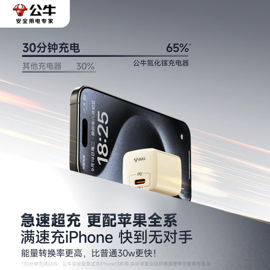 Bulls suitable for Apple 1530W fast charging charger head