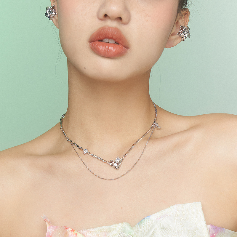 dinn dinn design初爱系列白色项链 dinndinndesign项链