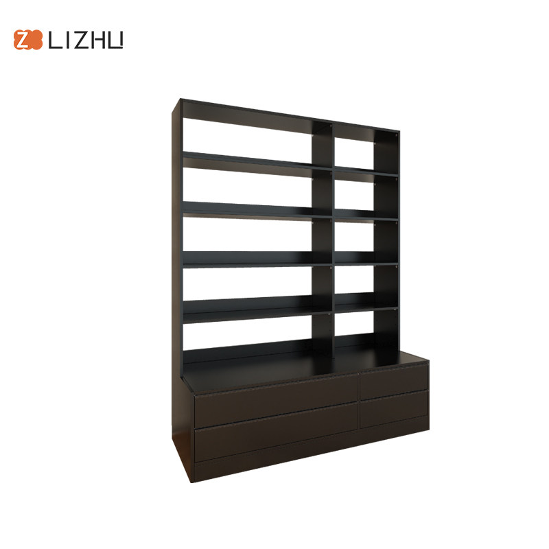 北欧日式组合书柜客厅书房满墙背景书架落地带卡座展示柜可定制,淘宝优惠券,粉丝福利购,淘宝优惠卷