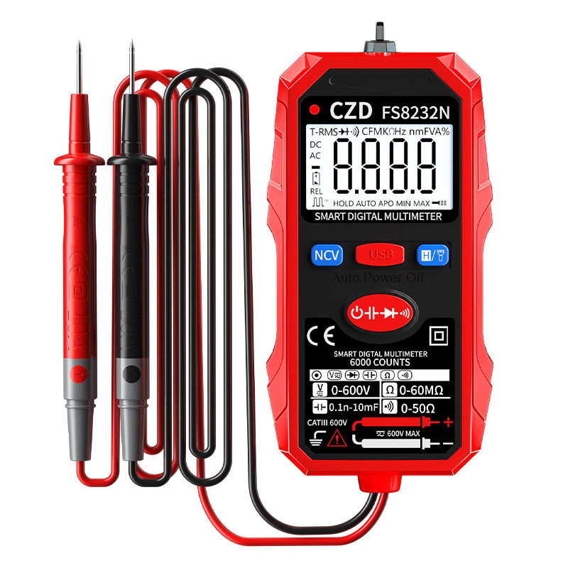 晨洲岛智能防烧数字高精度万用表 晨洲岛万用表