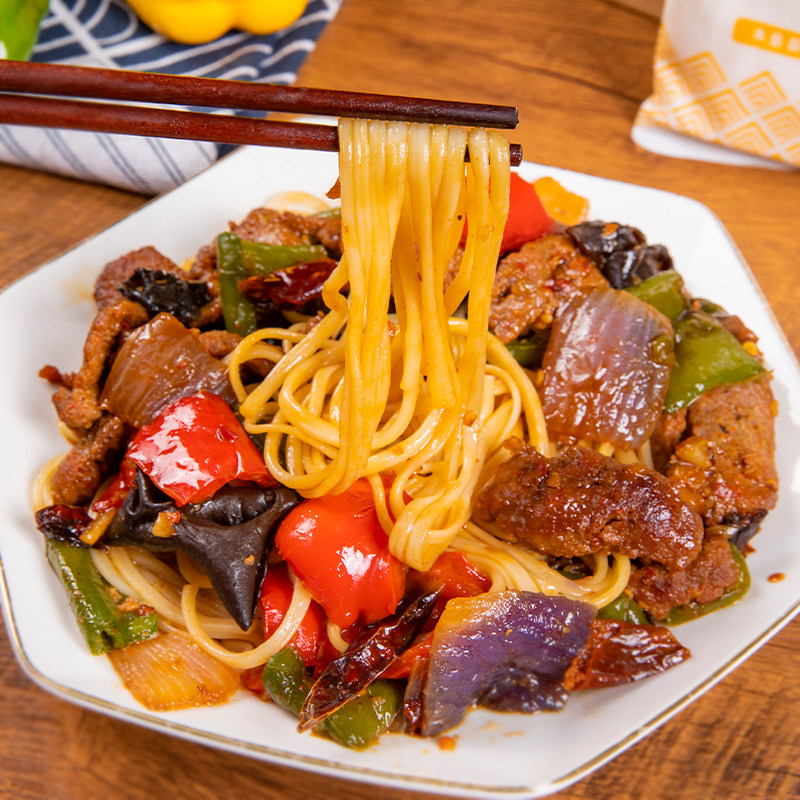 新疆特产拉条子天山旱沃红星小麦面条拉面拌面挂面劲道的速食400g,淘宝优惠券,粉丝福利购,淘宝优惠卷