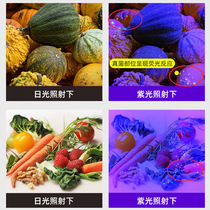 wlx5 purple light lamp ultraviolet flashlight fluorescent agent detection lamp Woods 365nm banknote identification