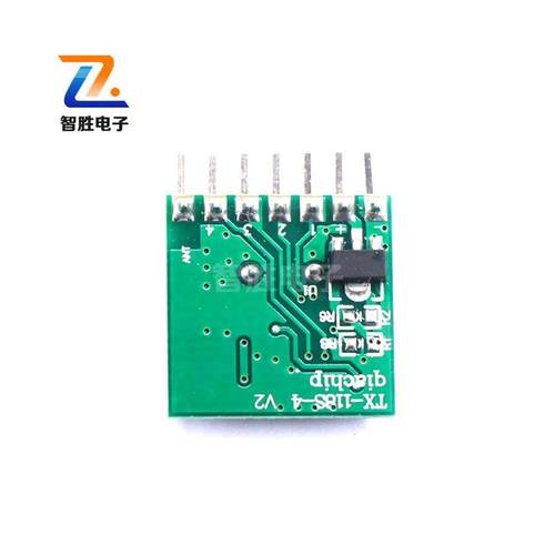 1527学习码编码无线RF发射模块433/315Mhz微型四键遥控器PCBA - 图3