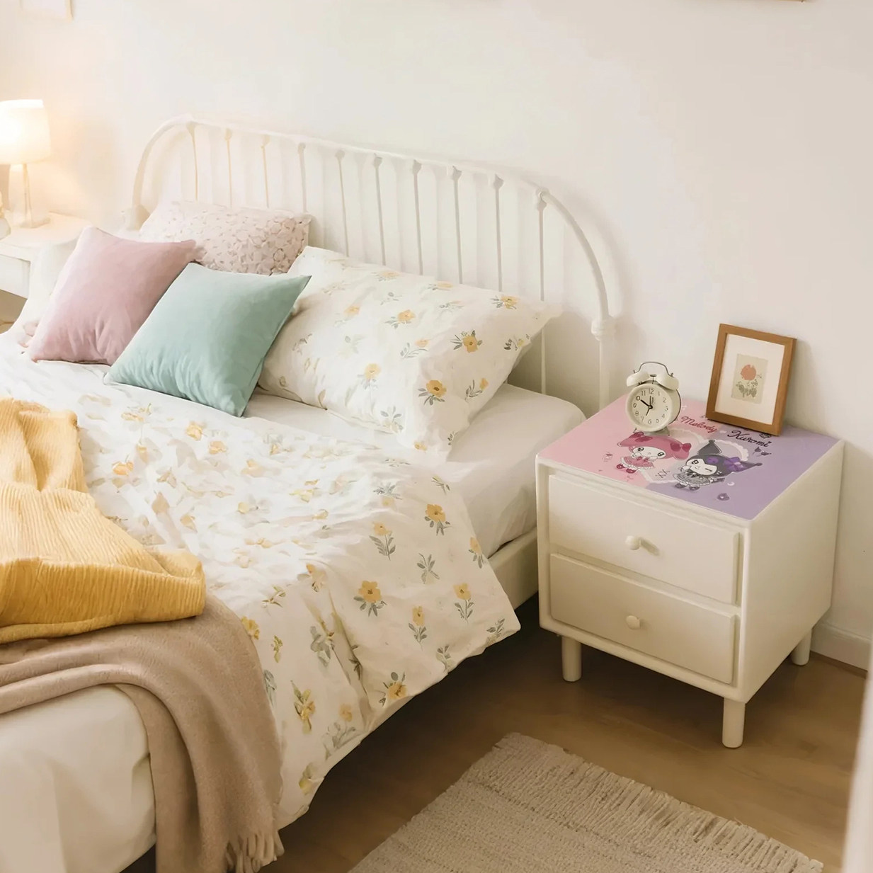 床头柜盖巾盖布冰箱洗衣机防尘罩卡通多用皮革垫桌布,淘宝优惠券,粉丝福利购,淘宝优惠卷