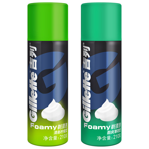 Gillette/吉列剃须刀泡沫男士刮胡泡刮胡膏剃须啫哩剃须膏须泡水 - 图3
