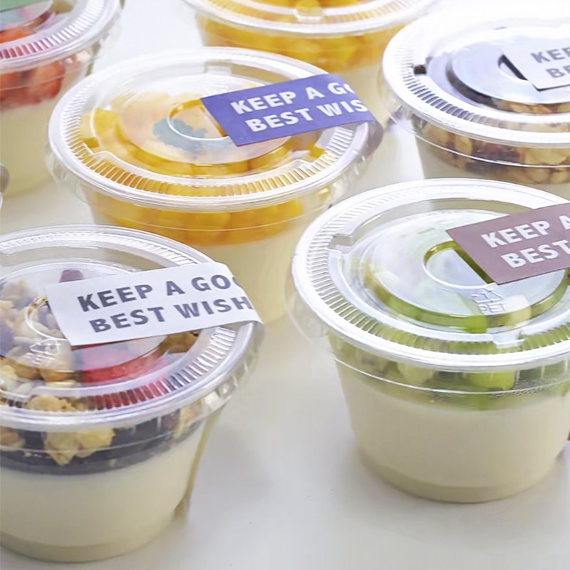 网红mini迷你蛋糕杯透明塑料一次性杯子 180ml奶油脏脏小盒子带盖,淘宝优惠券,粉丝福利购,淘宝优惠卷