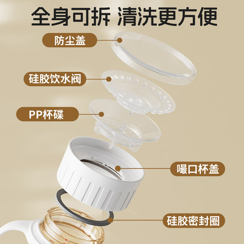 适配贝亲嘬口杯配件奶瓶改造盖直饮杯盖通用二代三代奶瓶转换盖子 - 图3
