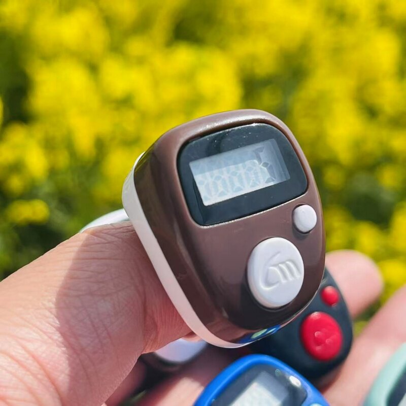 Electronic counter finger ring ring counting by night light