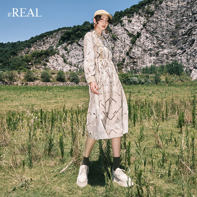 itreal瑞尔2022秋季新款文艺衬衫 itreal连衣裙
