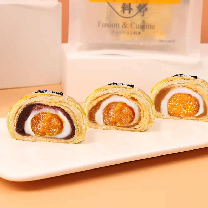 超佰味蛋黄酥休闲甜品雪媚娘早餐装 超佰味传统糕点