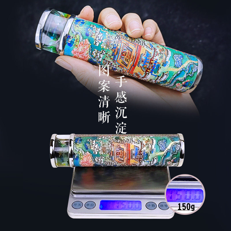 魔棱唐卡万花筒西藏文化手办 手工礼品创意解压生日礼物刻字定制