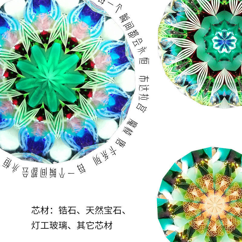 魔棱唐卡万花筒西藏文化手办 手工礼品创意解压生日礼物刻字定制