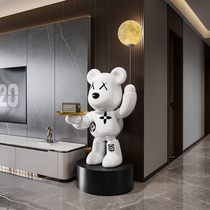 Large Net Red Deposit Money Pot Violent Bear Large Swing Piece Living Room Floor TV Cabinet Next Home Residence Decoration Pint Qiao Relocation Gift