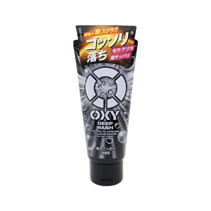 日本本土乐敦OXY洗面奶男士专用激爽清洁去油保湿洁面乳控油130g-图3