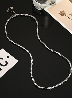 不掉色项链ins风小众设计高级感