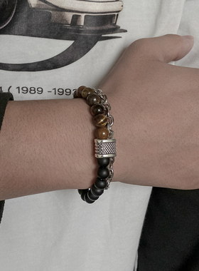 响尾手链ins小众设计拼接串珠