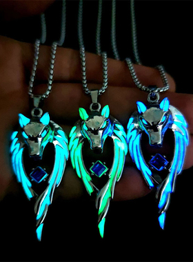 复古嘻哈街头个性项链吊坠男